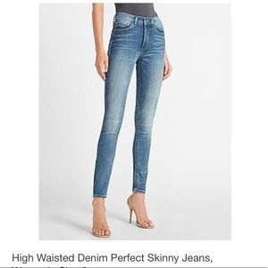 Express High Waisted Jeans size 0R